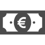 ユーロ紙幣の無料アイコン90x90